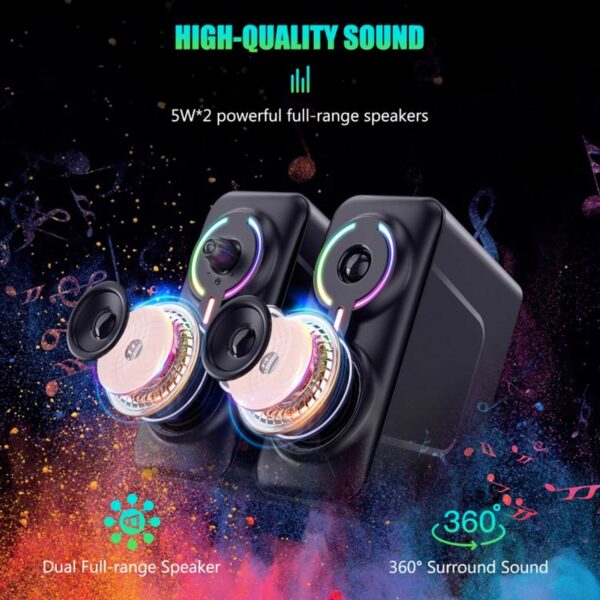 اسپیکر گیمینگ کامپیوتر اونیکوما مدل L6 RGB