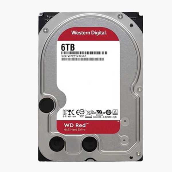 هارددیسک اینترنال وسترن دیجیتال مدل Red ظرفیت 6 ترابایت