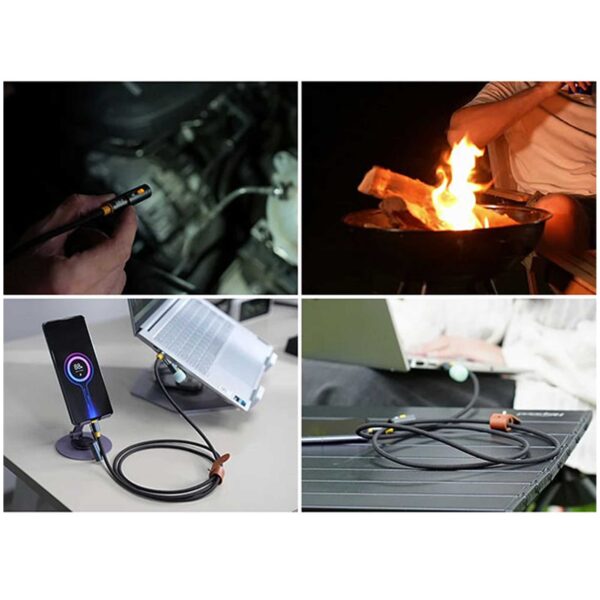 کابل Type-C به Type-C چندکاره بیوا مدل C38 توان 60 وات