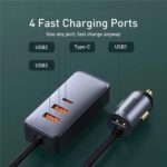 شارژر فندکی باسئوس مدل CCBX120U3 توان 120 وات