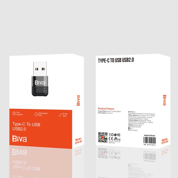تبدیل USB به Type-C بیوا مدل OTG05