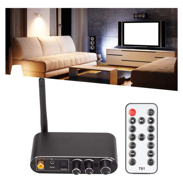 گیرنده بلوتوث صدا و مبدل صدای دیجیتال به آنالوگ مدل T01