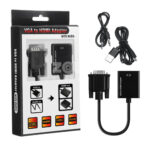 تبدیل VGA به HDMI همراه با کابل AUX و پاور