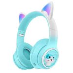 هدفون بی سیم بچگانه طرح گربه مدل AKZ02