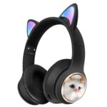 هدفون بی سیم بچگانه طرح گربه مدل AKZ09