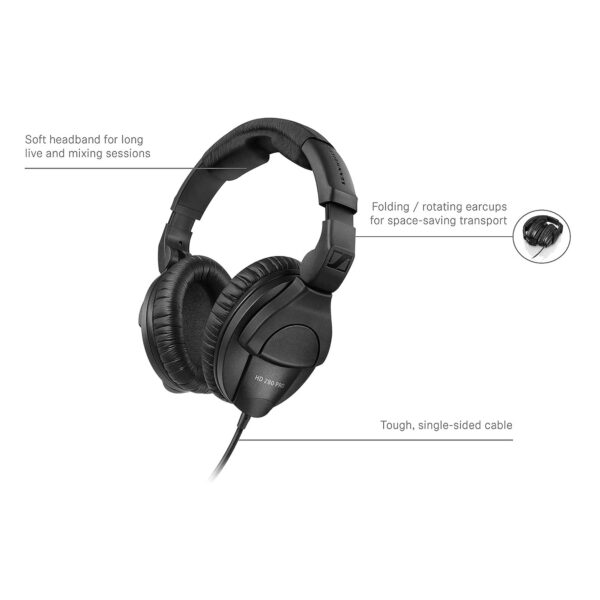 هدفون مانیتورینگ با سیم سنهایزر مدل HD280PRO