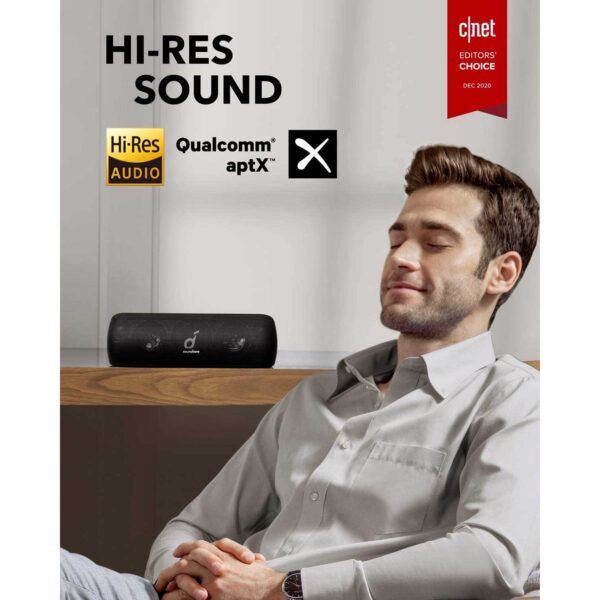 اسپیکر قابل حمل بلوتوثی ضدآب انکر مدل MOTION PLUS A3116
