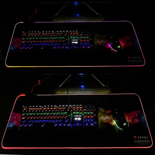 ماوس پد گیمینگ RGB مدل MSI ابعاد 40*90 سانتی متر