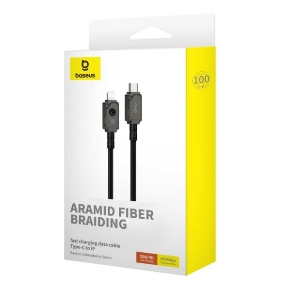کابل لایتنینگ به Type-C باسئوس مدل Unbreakable P10355803111