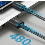کابل تبدیل USB به Type-C انکر مدل A8023 طول 1.8 متر