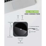 هاب و پایه شارژ بی سیم گرین لاین مدل 9in1 HUB Docking Station GN9IN1HUBBK