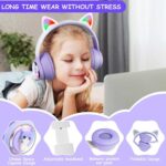 هدفون بی سیم بچگانه طرح گربه مدل AKZ60
