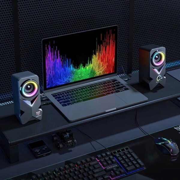 اسپیکر گیمینگ کامپیوتر اونیکوما مدل L2 RGB