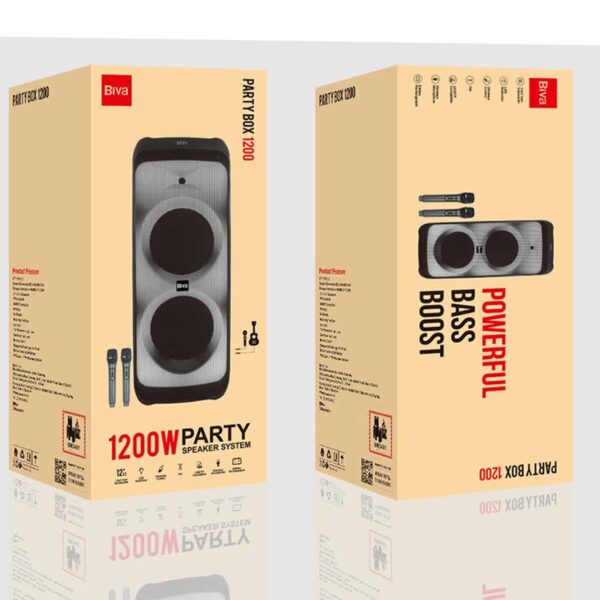 اسپیکر بلوتوثی بیوا مدل Party Box 1200