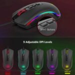 ماوس گیمینگ با سیم ردراگون مدل COBRA M711