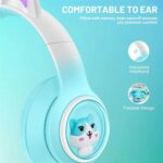 هدفون بی سیم بچگانه طرح گربه مدل AKZ02