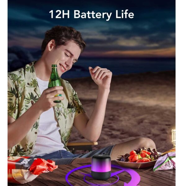 اسپیکر قابل حمل بلوتوثی انکر مدل GLOW MINI A3136 RGB