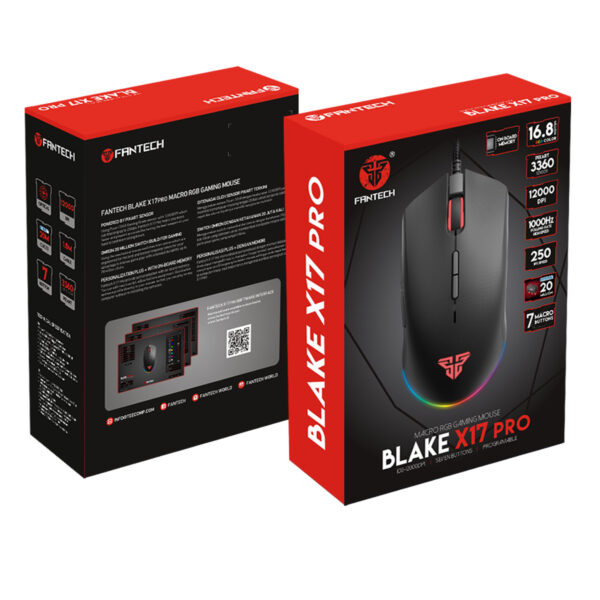 ماوس گیمینگ با سیم فنتک مدل X17 PRO