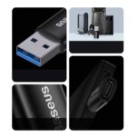 تبدیل OTG Type-C به USB باسئوس مدل Ingenuity Mini ZJJQ000101