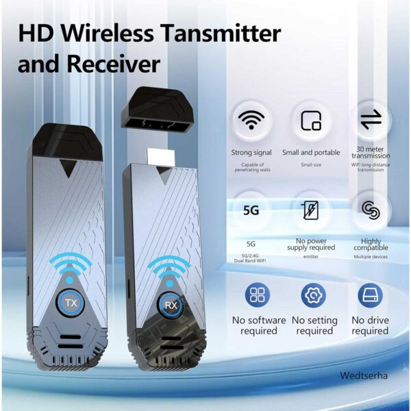 دانگل HDMI انتفال تصویر بی سیم مدل R3