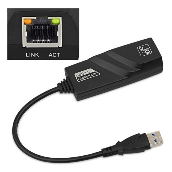 تبدیل USB3.0 به ETHERNET(LAN) مدل 802