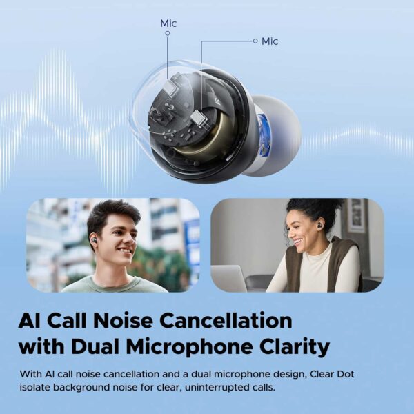هدفون داخل گوش بی سیم ساندپیتز مدل Clear Dot