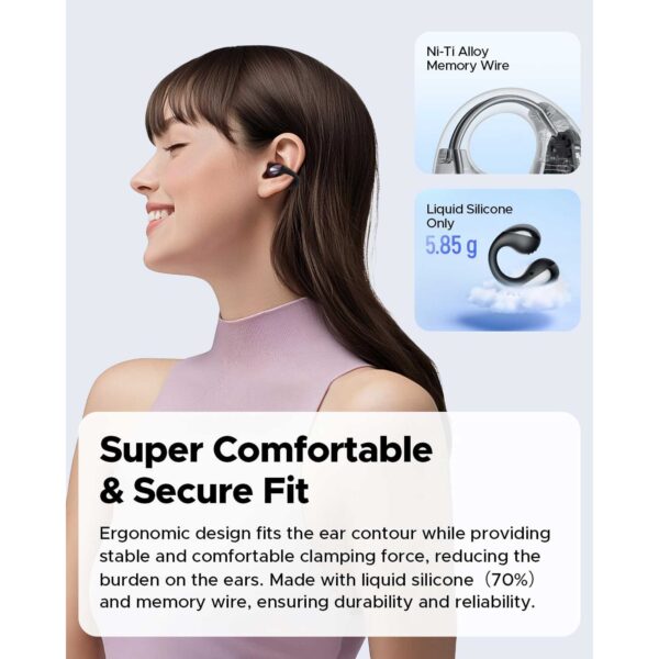 هدفون داخل گوش بی سیم القایی ساندپیتز مدل PearlClip Pro