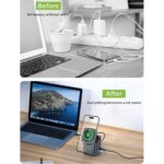 هاب و پایه شارژ بی سیم گرین لاین مدل 9in1 HUB Docking Station GN9IN1HUBBK