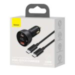 شارژر فندکی فست شارژ باسئوس مدل CCZX100C توان 100 وات