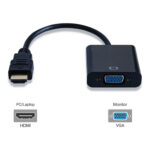 تبدیل HDMI به VGA به همراه کابل AUX - بدون پاور