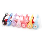 هدفون بی سیم بچگانه طرح گربه مدل KTM18