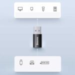 تبدیل OTG Type-C به USB باسئوس مدل Ingenuity Mini ZJJQ000101
