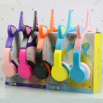 هدفون بی سیم بچگانه طرح اسب تک شاخ مدل XY-212