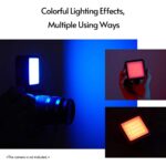 نور ثابت مخصوص موبایل و دوربین شارژی مدل N69 RGB
