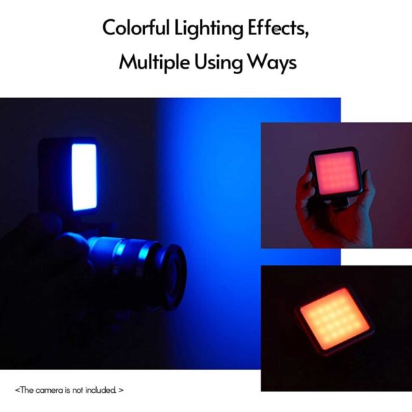 نور ثابت مخصوص موبایل و دوربین شارژی مدل N69 RGB