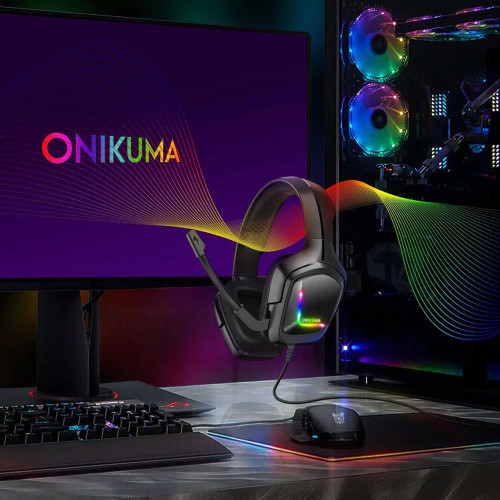 هدست گیمینگ با سیم اونیکوما مدل K20 RGB - Image 11