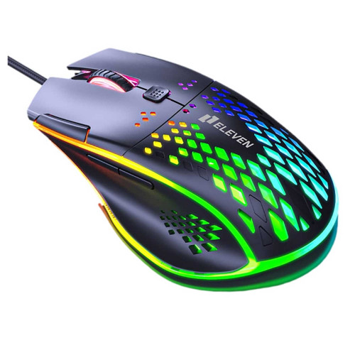 ماوس گیمینگ با سیم الون مدل GM6 RGB - Image 2