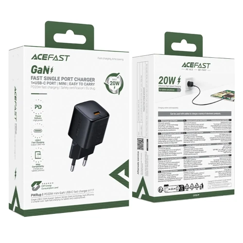شارژر دیواری ایس فست مدل A117 PD20W توان 20 وات - Image 5