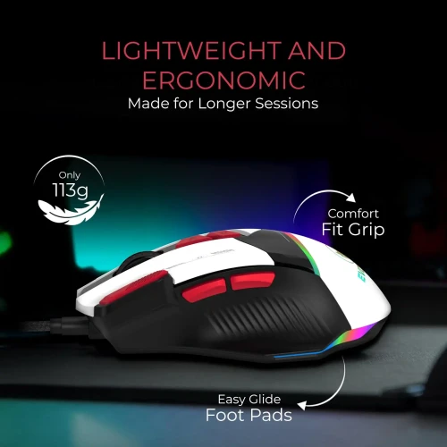 ماوس گیمینگ باسیم اکسون مدل X9 RGB - Image 3