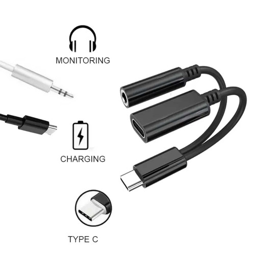 مبدل Type-C به AUX / Type-C کامیکا مدل 1066 - Image 3
