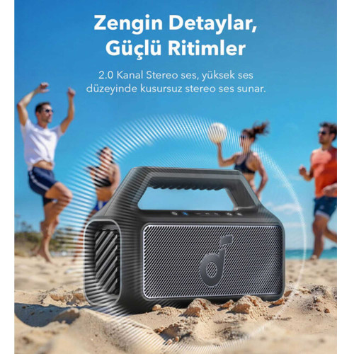 اسپیکر قابل حمل بلوتوثی ضدآب انکر مدل BOOM 2 SE A3148 - Image 3