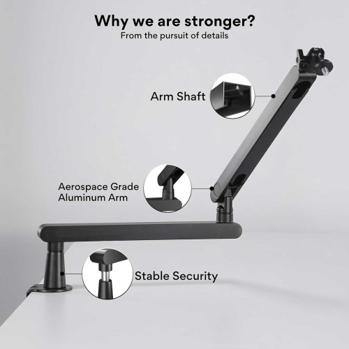 پایه بازویی میکروفون ماونو مدل BA92 - Image 3