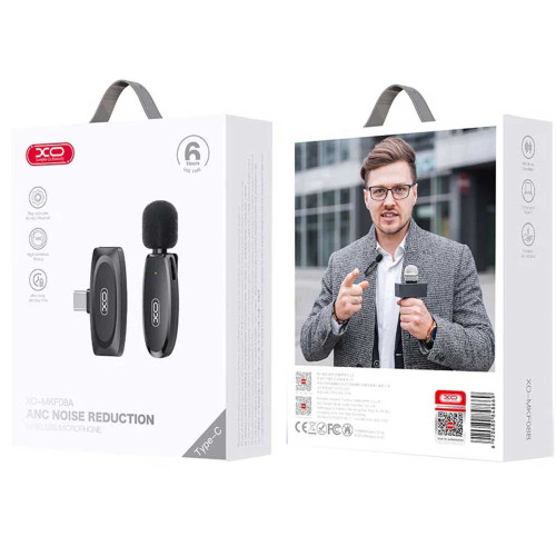 میکروفون یقه ای بی سیم ایکس او مدل MKF08A - Image 3