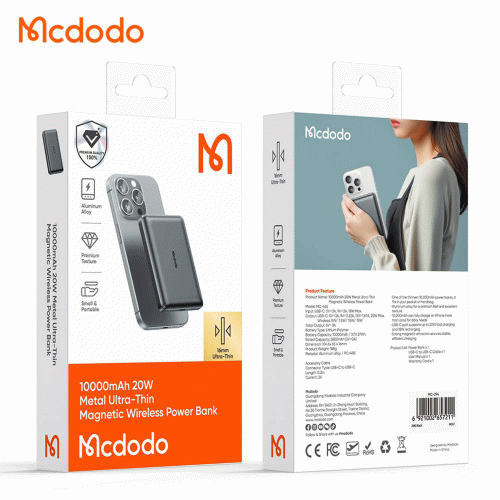 پاوربانک وایرلس مک دودو مدل MC465 ظرفیت 10000 میلی آمپر ساعت - Image 14
