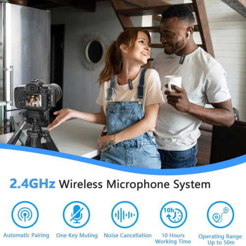 میکروفون یقه ای بی سیم بویا مدل BY-WM3T2-M2 - Image 4