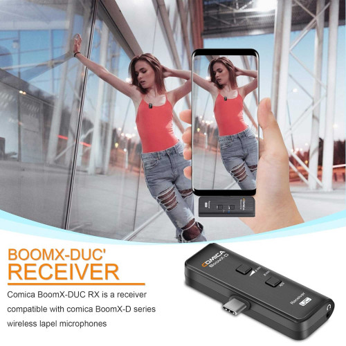 گیرنده میکروفون یقه ای بی سیم کامیکا مدل BoomX-D UC Rx - Image 4