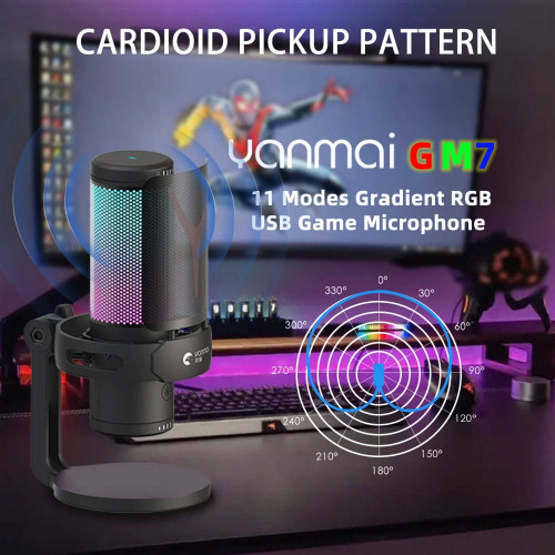 میکروفون استودیویی یانمای مدل GM7 RGB - Image 4
