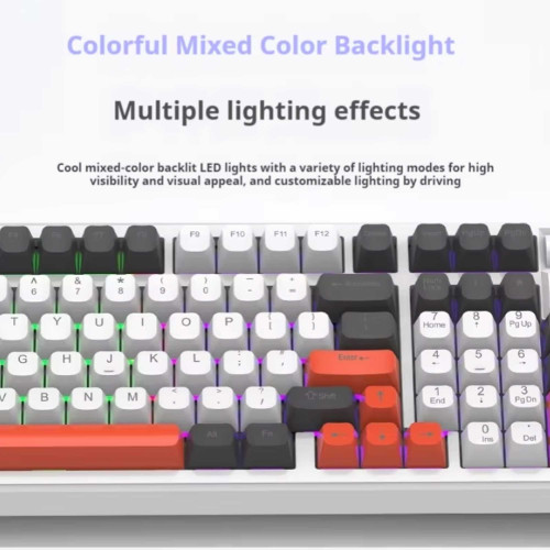 کیبورد گیمینگ مکانیکال بی سیم مدل KW98 RGB - Image 5