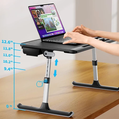 میز و پایه نگهدارنده لپ تاپ 16 تا 17 اینچ تاشو و قابل حمل سایجی مدل K7M - Image 6