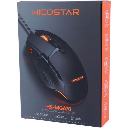 ماوس گیمینگ با سیم هایکو استار مدل HSMG670 - Image 9